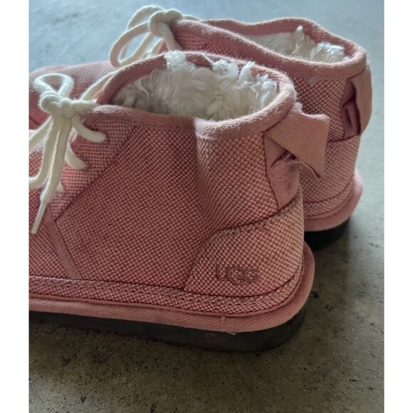 UGG WOMEN’S 1119597 Neumal boots Lace Red White Women’s Sz 7 Boots Booties - Picture 7 of 13